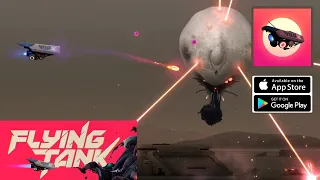 FLYING TANK MOBILE GAMEPLAY REVIEW ANDROID| Epic side-scrolling shooter.