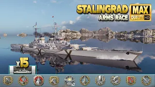 Cruiser Stalingrad: MVP on map Northern Waters - World of Warships