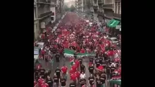 Hungarian football fans before Hungary - Iceland | Euro 2016