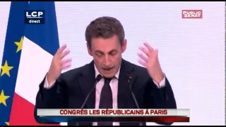 Congrès des Républicains : discours de Nicolas Sarkozy