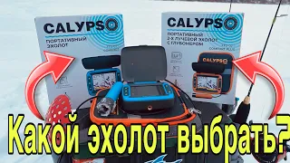 ЗИМНИЙ ЭХОЛОТ CALYPSO Два луча или один? Какой эхолот выбрать для рыбалки