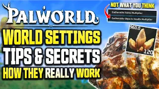 Palworld World Settings DON’T WORK HOW YOU THINK // BEST Game Settings EXPLAINED