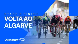 GREAT BATTLE! 🤩 | Stage 3 Finish Volta ao Algarve 2024 | Eurosport Cycling