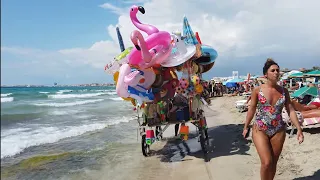 4K Walk - Baia Verde Beach, Gallipoli, Italy "Sea of Salento"