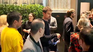 Theo James Shuns Fans While Arriving At The Season Premiere Of White Lotus