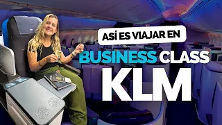 ¡Así es volar con KLM en BUSINESS CLASS! 🤯✈️🥇¿Vale la pena?