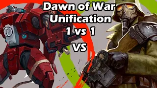 Dawn of War Unification: 1 vs 1 Farsight Enclave (Vrax) vs Death Korps of Krieg (GabPR)