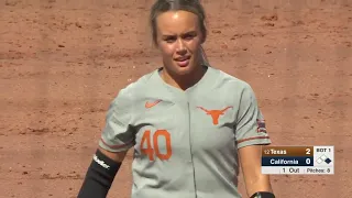 #12 Texas vs  California (Feb.14) | NCAA Softball 2019