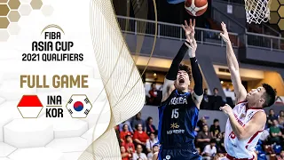 Indonesia v Korea - Full Game - FIBA Asia Cup 2021 Qualifiers