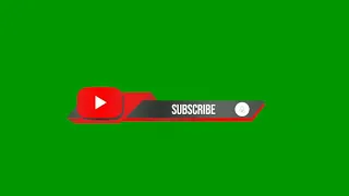 Subscribe Button and bell icon green screen ( no copyright)