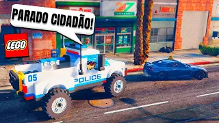 PATRULHEI COM O CARRO LEGO DA POLICIA