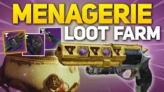 NEW MENAGERIE LOOT FARM! (* PATCHED *) - Get The New Menagerie Weapons and Armor