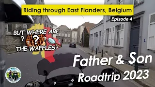 Europe Motorcycle Roadtrip 2023 EP04: Riding through East Flanders, Belgium