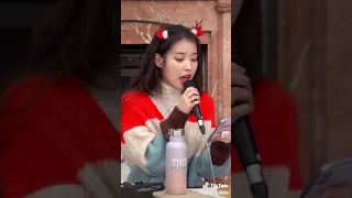 IU sang Life goes on by. BTS