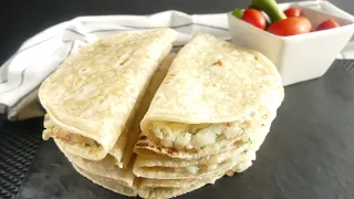 Flatbreads with potatoes and onions