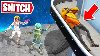 Playing SNITCH HIDE & SEEK in SPACE! (Fortnite Creative)