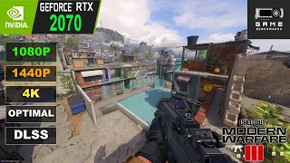 RTX 2070 | COD Modern Warfare 3 1080P, 1440P, 4K, DLSS Benchmark