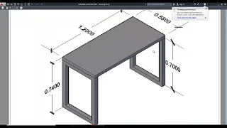 🏃‍♀Como DIBUJAR un ESCRITORIO en AutoCAD 3D 2023