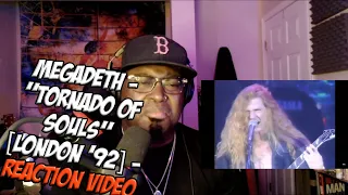 Megadeth - "Tornado of Souls" [London '92] - Reaction Video