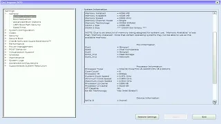 Quick Bios Overview Dell Inspiron 3670 PC  or 3671 Vostro