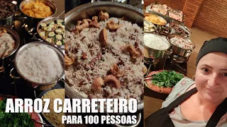 ARROZ CARRETEIRO DE FESTA 100 PESSOAS - RECEITAS DA ROSA