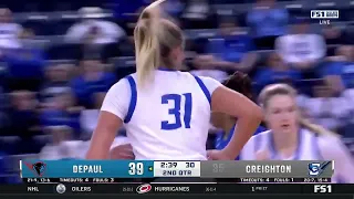 Creighton Women's basketball vs DePaul highlights 2-27-2022