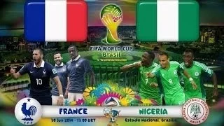 Франция - Нигерия [FIFA WORLD CUP 2014 Brazil] 1/8 финала
