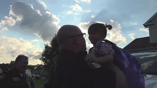 More than 2 dozen officers escort fallen Kirkersville police chief’s daughter to first day of school
