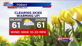 61 Second Weather morning forecast April 28