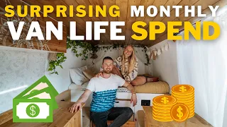 Van Life Monthly Expenses || How Much Does Living in a Van Cost?!  INSPIRATIONALLY LOW || + TIPS