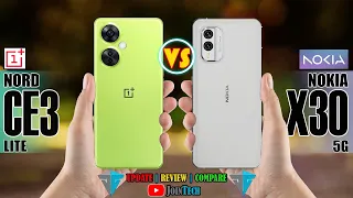 ONEPLUS NORD CE 3 LITE VS NOKIA X30 5G FULL SPECIFICATIONS COMPARISON