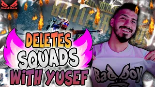 BadBoyy2k Deletes SQUADS in PUBG with Yusef 🔥💪