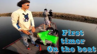 TAKING MY SONS FRIEND FISHING FIRST TIME (CALIFORNIA DELTA) AKA THE JUNGLE and I break a ROD