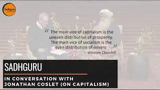 Sadhguru in Conversation with Jonathan Coslet at Stanford on Capitalism | Sadhguru Wisdom