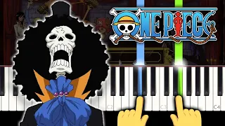 One Piece - Bink's Sake - EASY Piano tutorial
