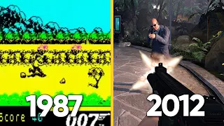 Evolution of James Bond 007 Games (1987 - 2012)