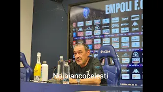 Empoli - Lazio 0-2, la conferenza stampa di Maurizio Sarri