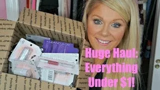HUGE MAKEUP & JEWELRY HAUL: Everything $1 + GIVEAWAY! (CLOSED)