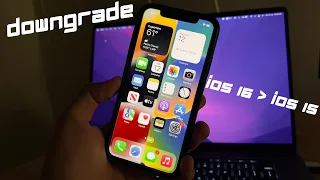 How to Downgrade iOS 16 to iOS 15 on iPhone with Face ID