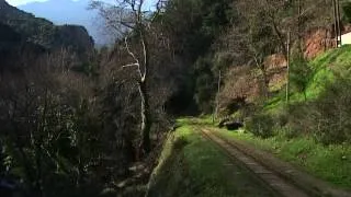 ΔΚ  8001 STEAM LOKOMOTIVE Part 1  (at test run Kalavrita-Zachlorou).