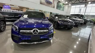 Mercedes-Benz GLB vs GLC size comparison.