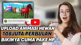 Buat Pake Hp Bisa! 108Juta Perbulan Dari Konten Anak - Cara Dapat Uang Di YouTube