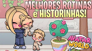 AS MELHORES ROTINAS E HISTORINHAS EM AVATAR WORLD 🩷 AVATAR WORLD HISTÓRIAS E ROTINAS ☺️