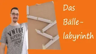 Das DIY Bällelabyrinth/ Upcycling Activity Board für Kinder ab 1 schnell selber basteln