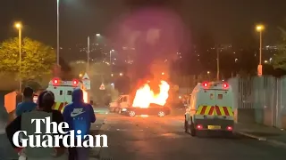 Petrol bombs thrown at police in Derry as journalist killed