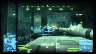 Battlefield 3 - Tank Push Back Commentary on Damavand Peak Conquest PS3 HD