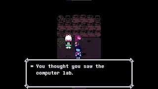 Deltarune Chapter 2 | Checking the Shadow Crystal after Spamton NEO Boss Fight