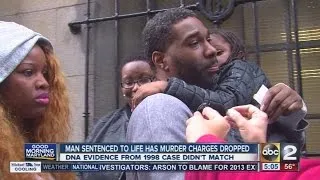 Man sentenced to life has murder charges dropped