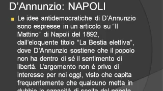 Gabriele D'Annunzio. Vita e opere