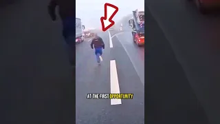 Hero Saves Truck Drivers Life!